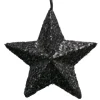 Boltze Dekoanhänger-Stern Noir 19 cm x 19 cm x 4 cm Schwarz