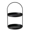 Boltze Deko-Etagere Joko 44 cm x 26 cm x 27 cm Schwarz