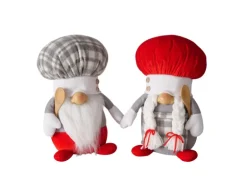 Boltze Deko-Figur Cooky 2-fach Sortiert 28 cm x 18 cm x 20 cm Mehrfarbig