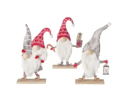 Boltze Deko-Figur Snorre 3-fach Sortiert Mehrfarbig