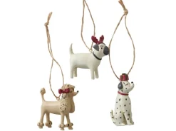 Boltze Deko-Hängefigur Barney 3-fach Sortiert Mehrfarbig