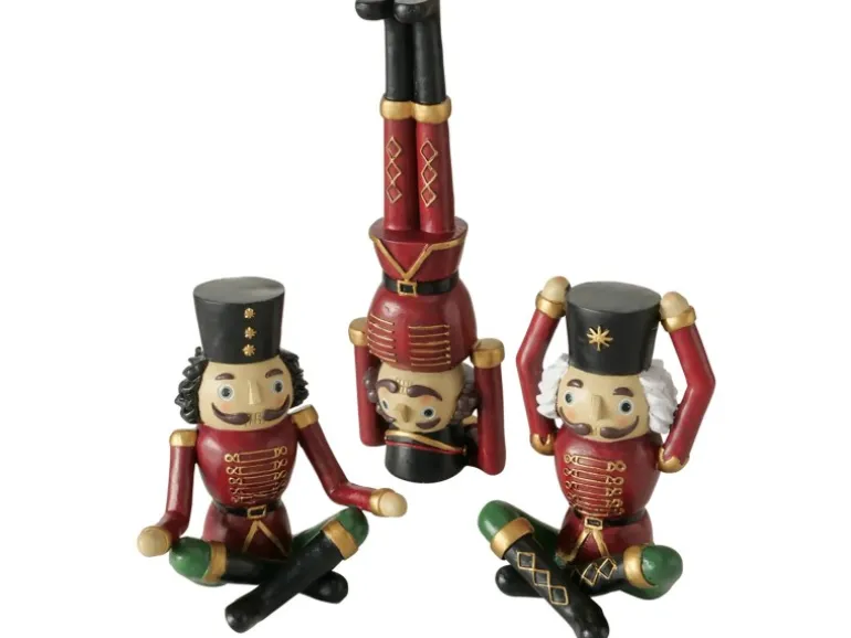 Boltze Figur Andrew 3-fach sortiert Bordeaux