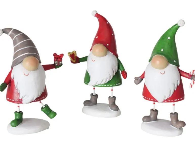 Boltze Figur Harald 3-fach sortiert Mehrfarbig