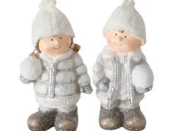 Boltze Figur Kelitha 2-fach sortiert Silber