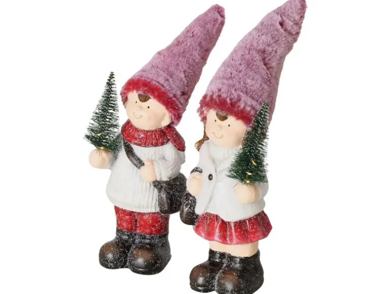 Boltze Figur Lodya 2-fach sortiert Rot