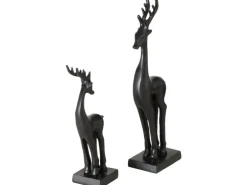 Boltze Figur Riale 2er-Set Schwarz