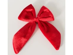 Boltze Geschenkschleife Velvet Ribbon Deima 19 cm x 13,5 cm Rot