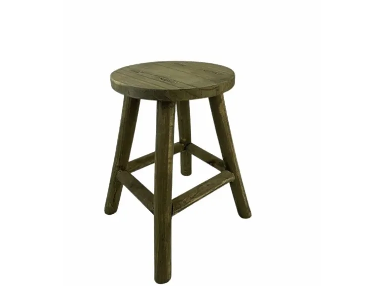 Boltze Hocker Gail Rund 30 cm x 24 cm x 37,8 cm Natur