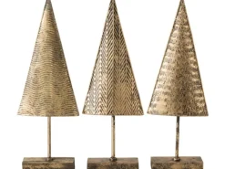 Boltze Home Dekoaufsteller Bruna 3-fach sortiert 53 cm