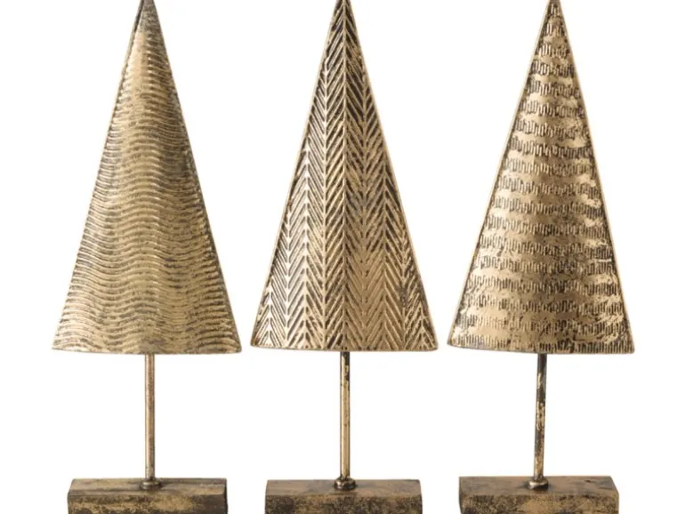 Boltze Home Dekoaufsteller Bruna 3-fach sortiert 53 cm