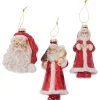 Boltze Home Hängefigur Santa Claus 3-fach sortiert