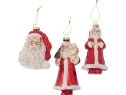 Boltze Home Hängefigur Santa Claus 3-fach sortiert