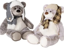 Boltze Home Kuscheltier Pontus 2-fach sortiert Braun