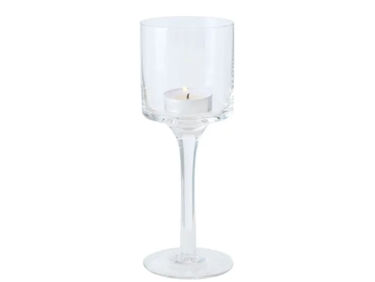 Boltze Home Windlicht Arosa Klein Ø 7,5 cm x 20 cm Transparent