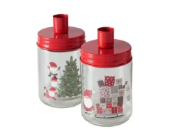 Boltze Kerzenleuchter Monti 2-fach Sortiert Ø 7,5 cm x 13,5 cm Mehrfarbig