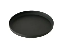 Boltze Kerzenteller Mio Ø 15 cm x 1 cm Schwarz