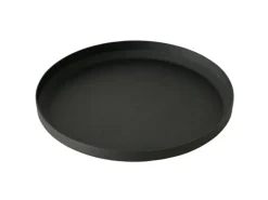 Boltze Kerzenteller Mio Ø 12 cm x 1 cm Schwarz