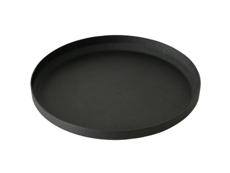 Boltze Kerzenteller Mio Ø 12 cm x 1 cm Schwarz