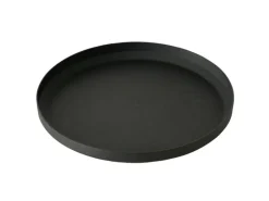 Boltze Kerzenteller Mio Ø 10 cm x 1 cm Schwarz