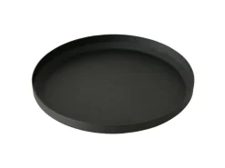 Boltze Kerzenteller-Set Mio 3-teilig Schwarz