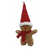 Boltze Kuscheltier Lebkuchenmann Hulda 27 cm x 12 cm x 55 cm Rot-Braun