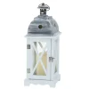 Boltze Laterne Bristol 42 cm x 16 cm x 16 cm Grau-Weiß