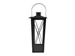 Boltze Laterne Farol Groß 50 cm x 17 cm x 17 cm Schwarz