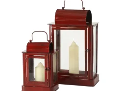 Boltze Laterne Melanie 2er-Set Rot