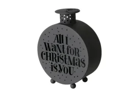 Boltze Laterne Soho 24,5 cm x 20 cm x 9 cm Schwarz