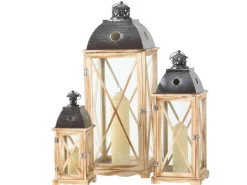 Boltze Laterne-Set Bristol 3-teilig