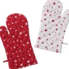 Boltze Ofenhandschuh Sterny 2-fach sortiert Rot-Weiß