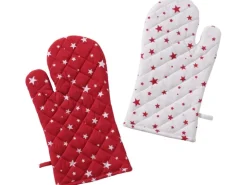 Boltze Ofenhandschuh Sterny 2-fach sortiert Rot-Weiß