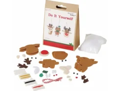 Boltze Schneemann-Bastelset Klein 11 cm x 4,9 cm x 14,9 cm Multicolor