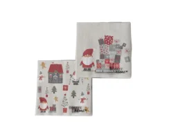 Boltze Servietten Monti 2-fach Sortiert Mehrfarbig 20 Stück