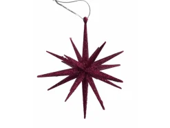 Boltze Stern-Dekoanhänger Tove 15 cm x 15 cm x 15 cm Rot