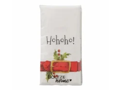Boltze Taschentücher Hohoho 10,5 cm x 5,3 cm x 2,2 cm Rot-Weiß