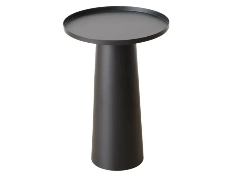 Boltze Tisch Jacky Ø 38 cm Eisen Schwarz