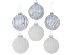 Boltze Weihnachtsglaskugel Xmas Felipa 6 Stück