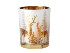 Boltze Windlicht Askan Ø 8,5 cm x 7 cm Mehrfarbig