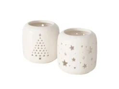 Boltze Windlicht Haug Weiß