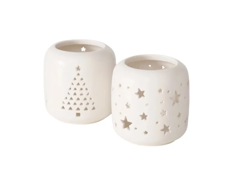 Boltze Windlicht Haug Weiß