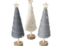 Boltze Xmasaufsteller Matilda 3-fach sortiert Mehrfarbig