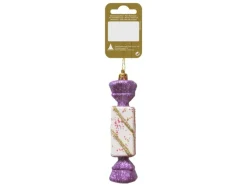 Bonbon zum Hängen Kunststoff 12 cm Bunt Glitter