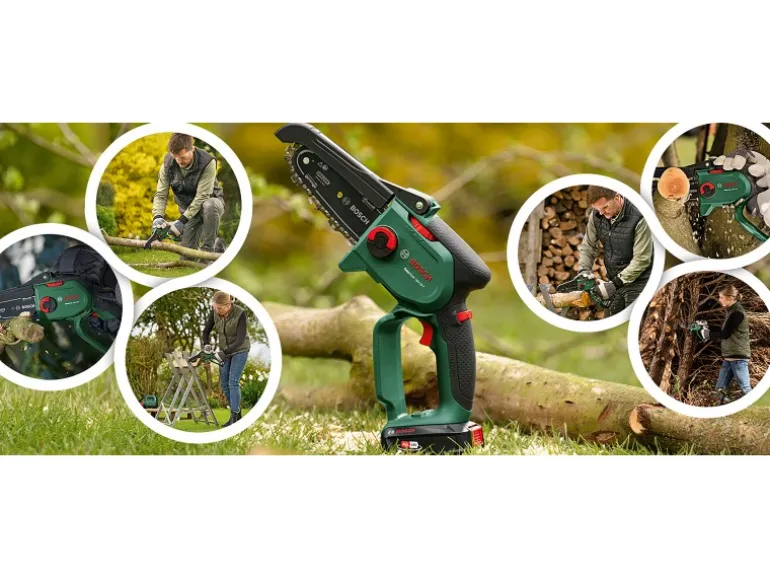 Bosch Akku-Gehölzschneider EasyChain 18 V-15-7 inkl. 2,5 Ah-Akku Ladegerät