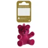 Bär Kunststoff Samt Pink 7 cm