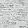 Bricoflor Moderne Steinwand Tapete in Hellgrau Mauertapete in Naturstein Optik Ideal für Wohnzimmer und Schlafzimmer