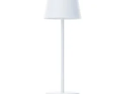 Brilliant Akku-Tischleuchte Picco mit Solar 30 cm Weiß