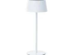 Brilliant Akku-Tischleuchte Picco mit Solar 30 cm Weiß