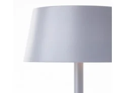 Brilliant Akku-Tischleuchte Picco mit Solar 30 cm Grau