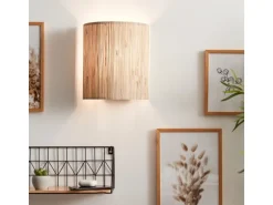 Brilliant Wandleuchte Wimea Natur 26 cm x 12 cm x 23 cm